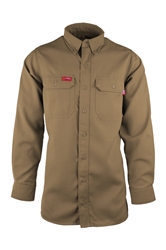 DHS6KH | Mens Lapco 6.5 oz DH Shirt | Khaki 