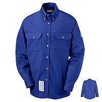 SLU2RB | Mens Bulwark FR UltraSoft Uniform Shirt | Royal Blue 